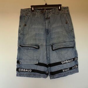 Marithe François Girbaud Blue Men's Jean Shorts